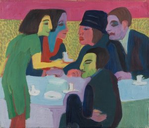 Scène au café. Vers 1926