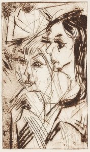 Deux têtes de filles