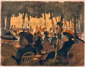 Personnes dans le parc - Ernst Matthes