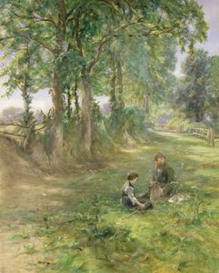 Le repos du garde-chasse, 1897 - Erskine E. Nicol