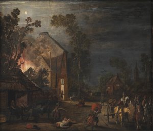 Un village pillé la nuit