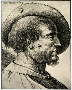 Étude de tête masculine - Esaias van de Velde