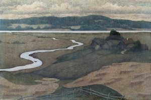 Paysage de Svartådalen - Ester Almqvist