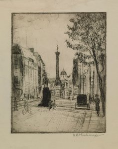 Vue de Trafalgar Square - Esther Blaikie MacKinnon