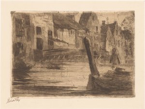 Dordrecht - Etha Fles (signed by artist)
