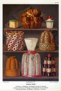 Gâteaux variés : brioche, lac, timbale de pâte d