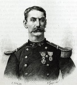 Portrait du commandant Joseph Gallieni, lors de l