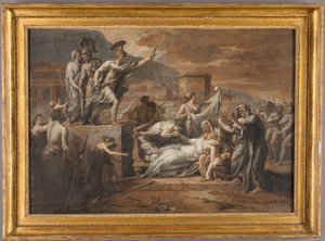 Horatius Tuant sa Sœur Camille après la Défaite des Curiatii - Etienne Barthelemy Garnier