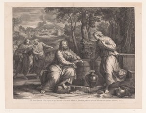 Christ et la femme samaritaine au puits