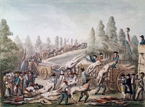 Transport des victimes de la Terreur