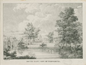 Vue lointaine de Tamworth depuis le sud - Etienne Bruno Hamel