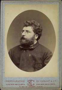 Georges Bizet, compositeur et pianiste français, années 1870