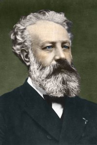 Jules Verne (1828-1905), écrivain français, par Carjat.