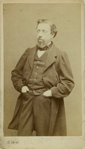 Portrait du compositeur François-Auguste Gevaert 1828-1908, vers 1870 - Etienne Carjat
