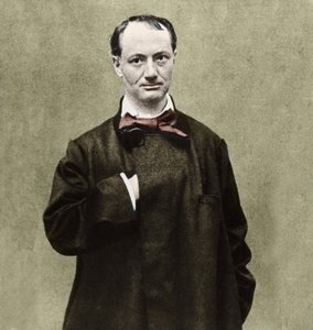 Portrait du poète Charles Baudelaire (1821-1867).
