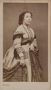 Portrait de la chanteuse et compositrice Pauline Viardot 1821-1910 - Etienne Carjat