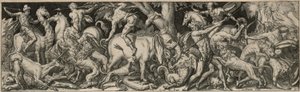 Combat des hommes et des animaux - Etienne Delaune