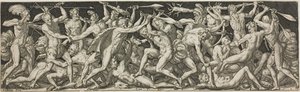 Combats et triomphes : La bataille des hommes nus - Etienne Delaune