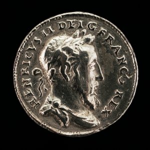 Henri II, 1519-1559, roi de France 1547 [avers] - Etienne Delaune