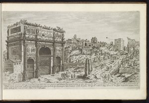 Arc de Constantin à Rome - Etienne Duperac