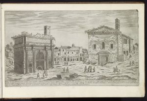 Arc de Septime Sévère à Rome - Etienne Duperac