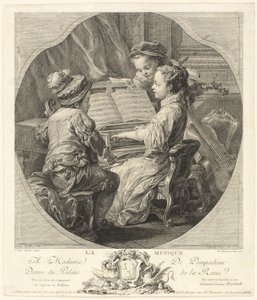 Allégorie de la musique - Etienne Fessard
