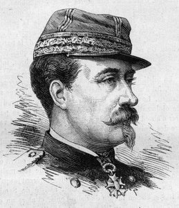 Par le général Jean Baptiste Marie Edouard Campenon (1819-1890), soldat et homme politique français. Gravure par Bocour dans "Le Monde Illustré" n°1287 du 26 novembre