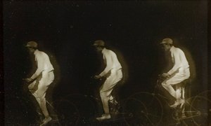 Homme à vélo