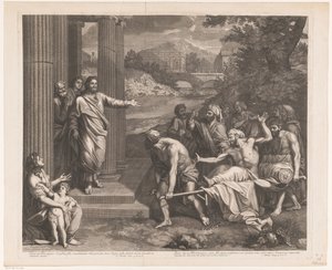 Christ guérissant le paralytique - Etienne Picart