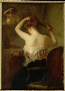 Femme arrangeant ses cheveux, 1903 - Etienne Tournes
