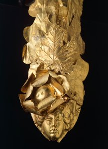 Diadème de Spina (Émilie-Romagne). Civilisation étrusque, IVe siècle av. J.-C.