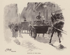 Matin sur le Corso - Ettore Tito