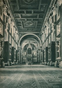 Nef de la basilique Saint-Jean-de-Latran, Rome, Italie, 1927