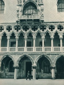 Partie du Palais des Doges, Venise, Italie, 1927