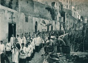 Procession, Capri, Italie, 1927