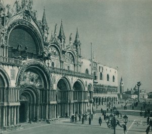 Basilique Saint-Marc, Venise, Italie, 1927
