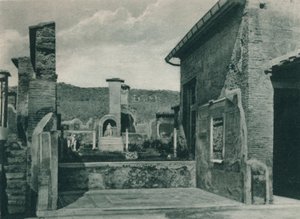 Rue montant vers le forum, Pompéi, Italie, 1927 - Eugen Poppel