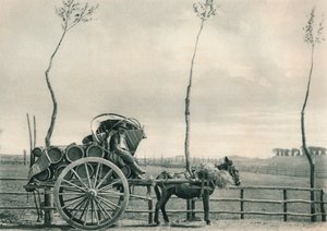 Porteur de vin dans la Campagne, Rome, Italie, 1927