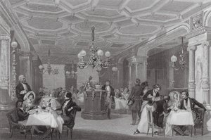 Les "Trois Frères Provenceaux," Palais Royal, Paris, La Maison de Restauration Célèbre (gravure)