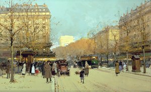 Boulevard Haussmann, à Paris
