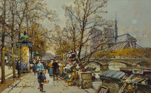 La Rive Gauche, Paris, avec Notre-Dame au-delà
