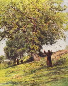 Saint François prêchant aux oiseaux