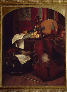 Nature morte avec instruments de musique - Eugene Appert