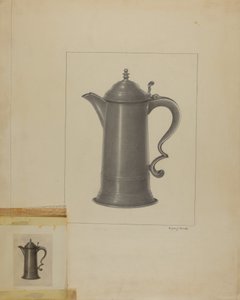 Flacon en étain
