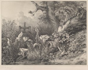Bardane et ronces à une écluse - Eugene Bléry