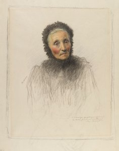 Vieille femme - Eugene Burnand