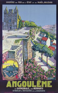 Affiche publicitaire pour Angoulême - Eugene Charles Paul Vavasseur