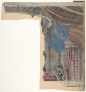 Conception pour un décor de scène à l