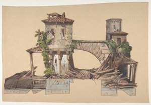 Décor de scène à l
