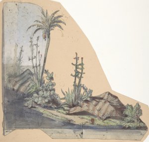 Conception pour un décor de scène à l